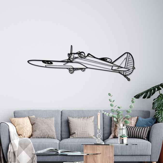 Décoration murale en métal - Fly Baby aircraftvibes
