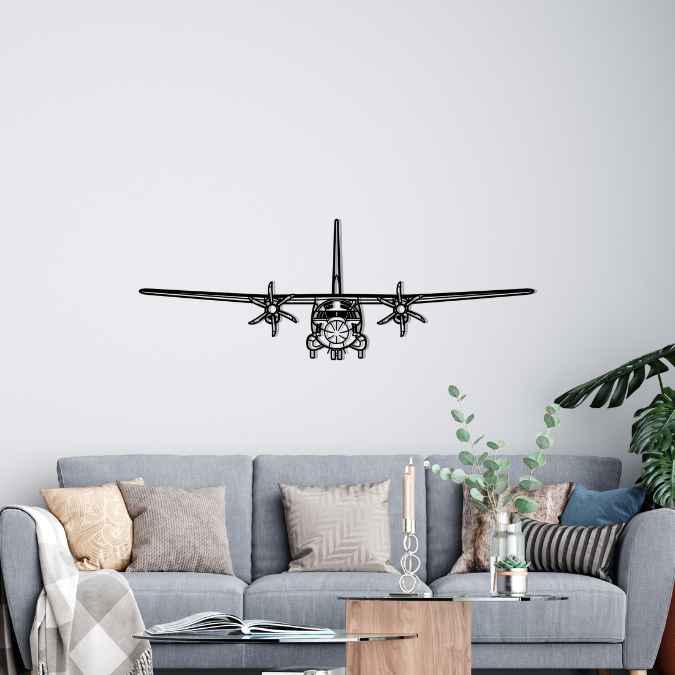 Décoration murale en métal - C-27J Spartan