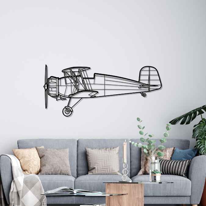 Décoration murale en métal - BU-133 Jungmeister