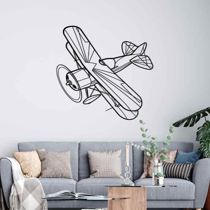 Décoration murale en métal - S1S 1977 aircraftvibes