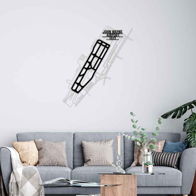 Décoration murale en métal - John Wayne aircraftvibes