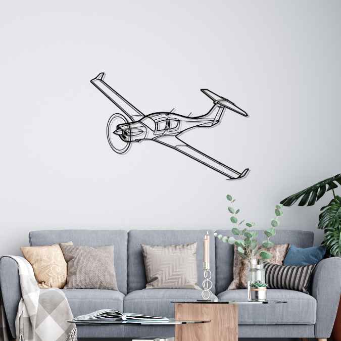 Décoration murale en métal - DA50 RG aircraftvibes