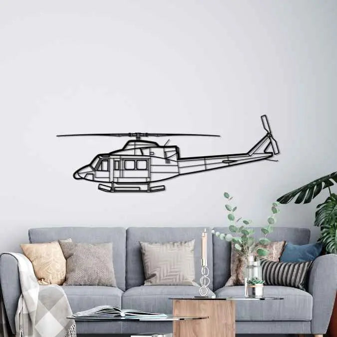 Décoration murale en métal - 412 Silhouette aircraftvibes
