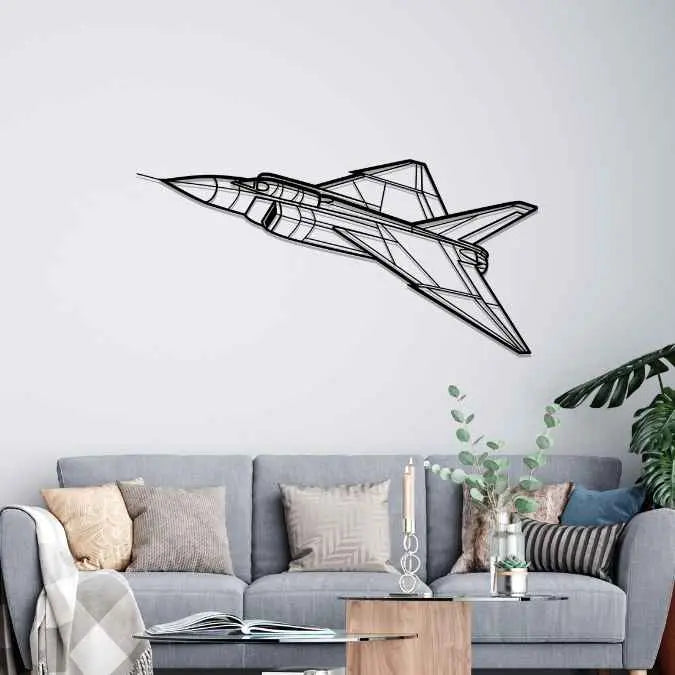 Décoration murale en métal - CF-105 Arrow aircraftvibes