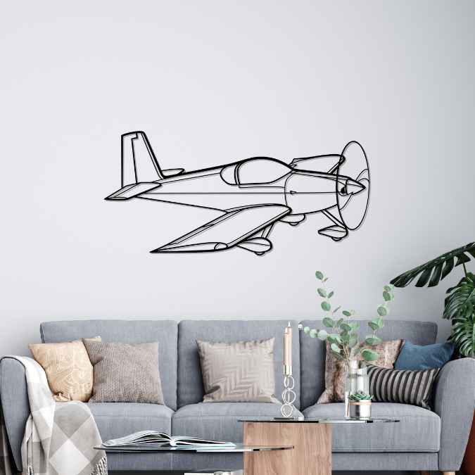 Décoration murale en métal - RV-7A Angle aircraftvibes