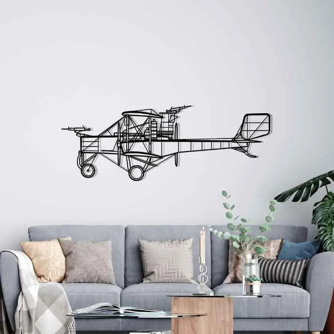 Décoration murale en métal - Ca.3 Silhouette aircraftvibes