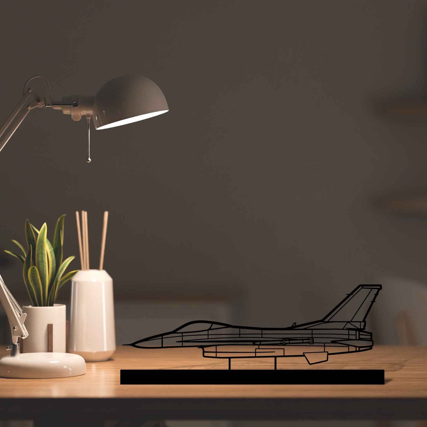 Décoration murale en métal - F-16C Block