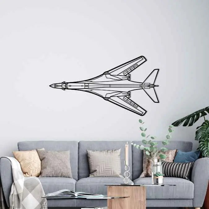 Décoration murale en métal - B-1B Lancer aircraftvibes