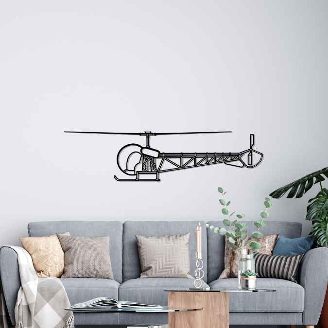 Décoration murale en métal - 47 Silhouette