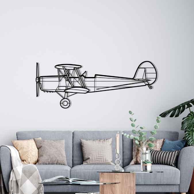 Décoration murale en métal - SV-4C Silhouette aircraftvibes