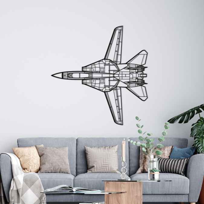 Décoration murale en métal - F-14D Tomcat