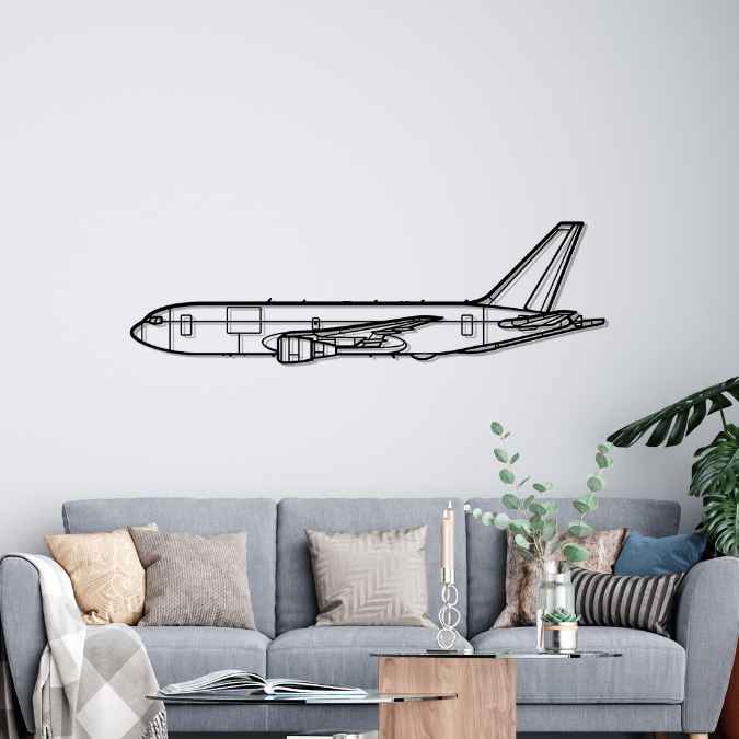 Décoration murale en métal - KC-767 Silhouette aircraftvibes