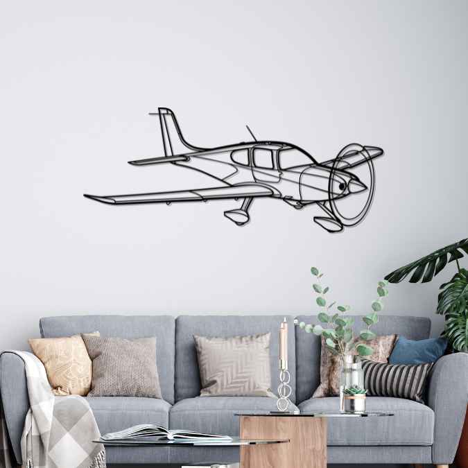 Décoration murale en métal - SR22 G2 aircraftvibes