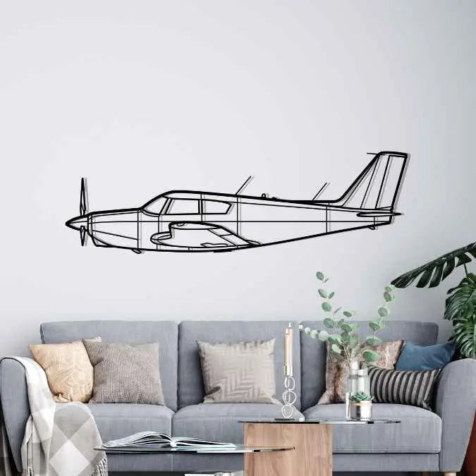 Décoration murale en métal - Comanche 250 aircraftvibes