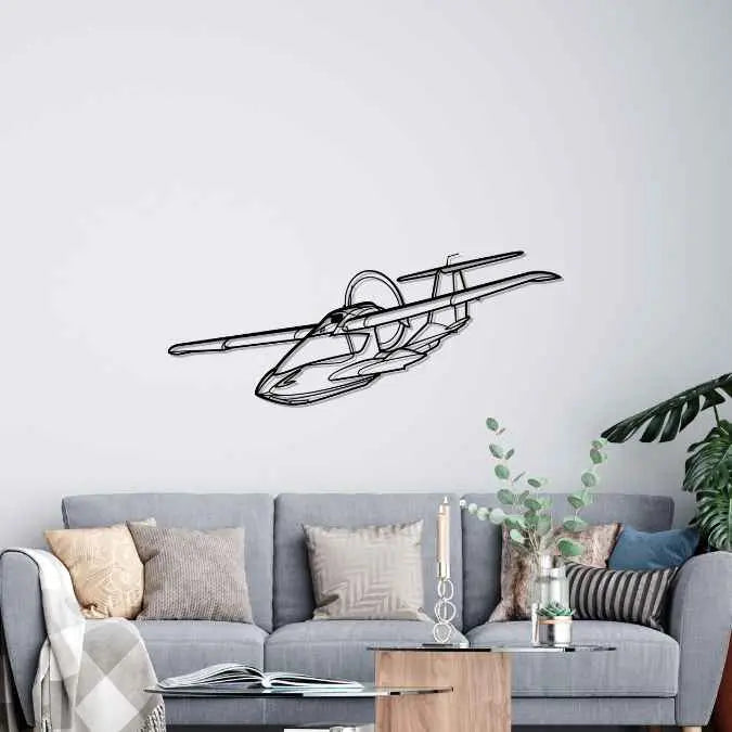 Décoration murale en métal - A5 Angle aircraftvibes