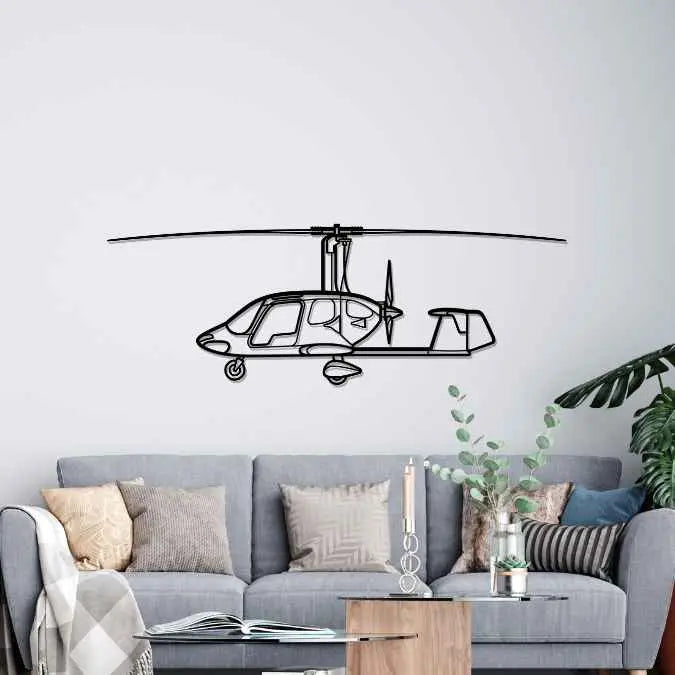 Décoration murale en métal - Argon GTL aircraftvibes