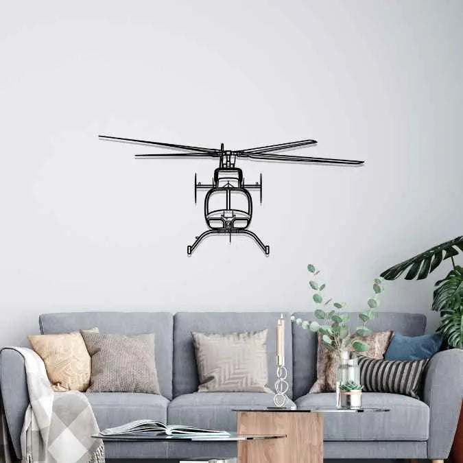 Décoration murale en métal - 407 Front aircraftvibes