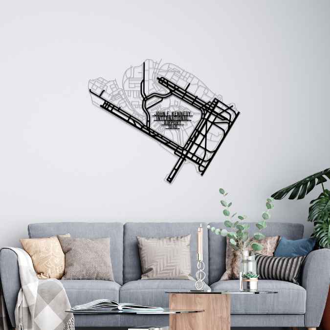 Décoration murale en métal - John F. aircraftvibes
