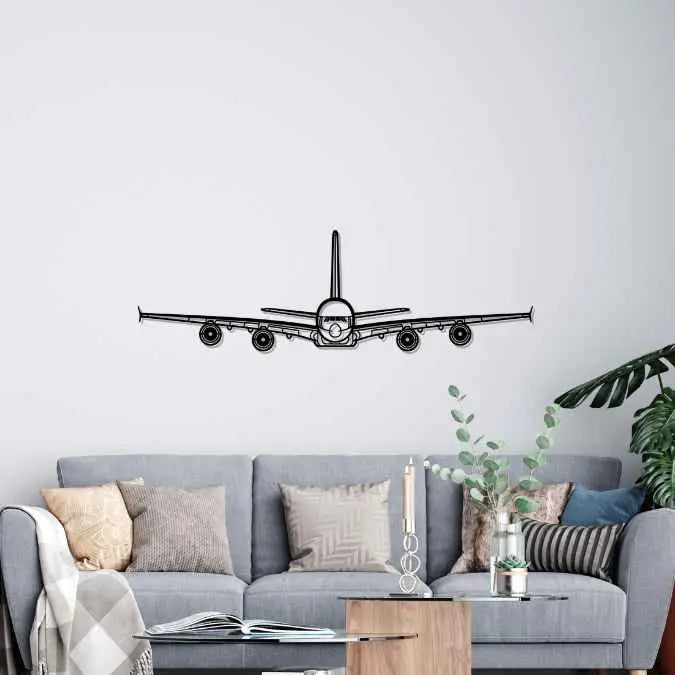 Décoration murale en métal - A380 Front aircraftvibes