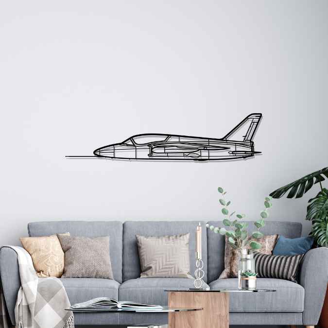 Décoration murale en métal - Gnat Silhouette aircraftvibes
