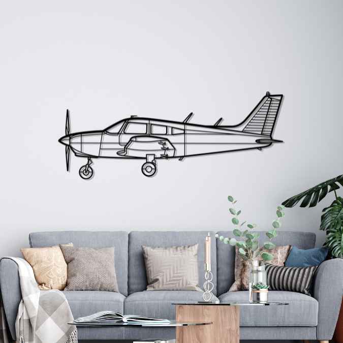 Décoration murale en métal - PA-28-151 Cherokee aircraftvibes