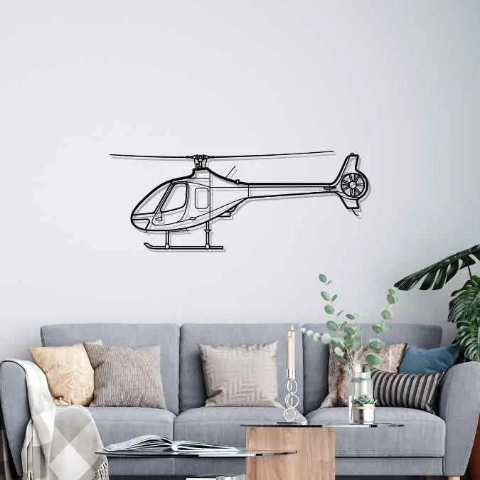 Décoration murale en métal - Cabri G2 aircraftvibes