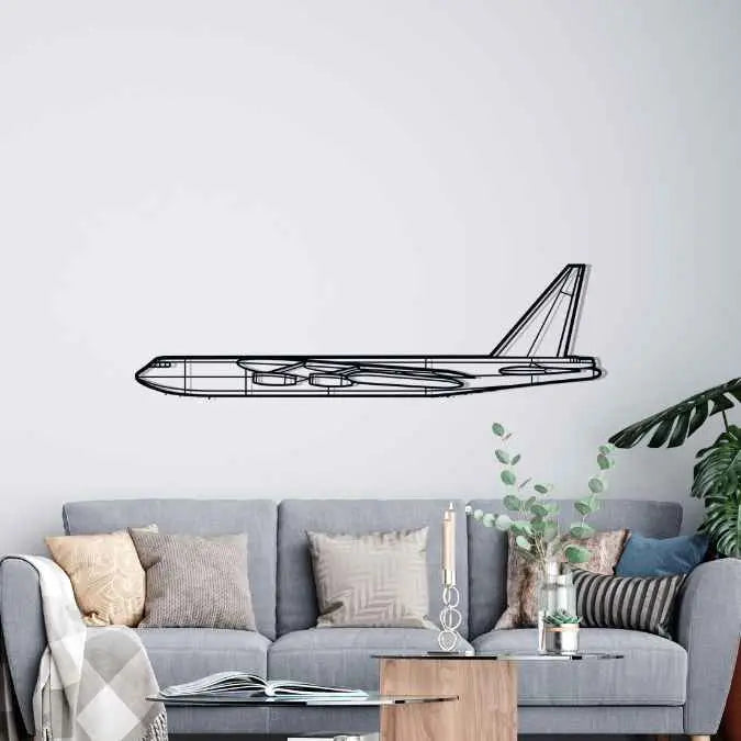 Décoration murale en métal - B-52D Stratofortress aircraftvibes