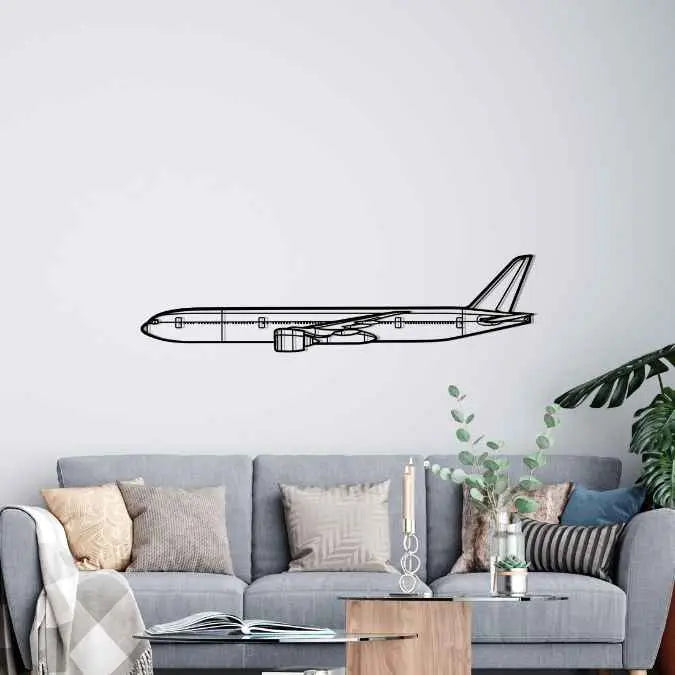 Décoration murale en métal - 777-9 Silhouette aircraftvibes