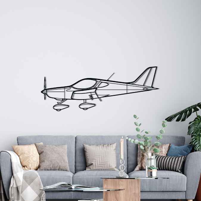 Décoration murale en métal - B23 Silhouette