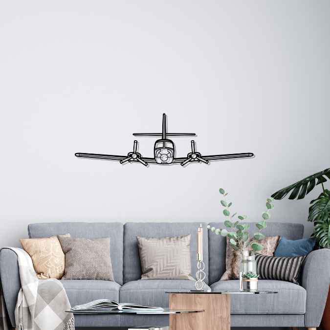 Décoration murale en métal - T303 Crusader aircraftvibes