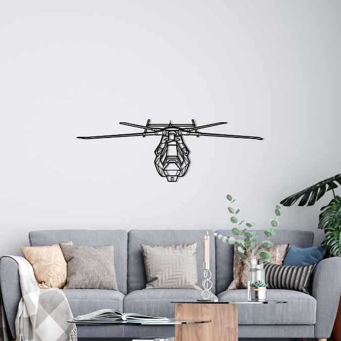 Décoration murale en métal - RAH-66 Comanche