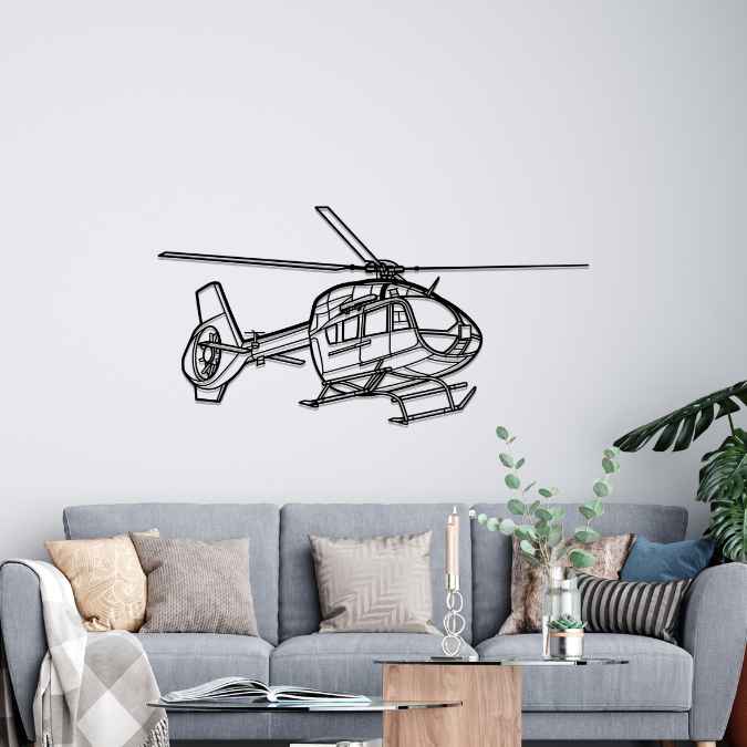 Décoration murale en métal - H145M LUH aircraftvibes