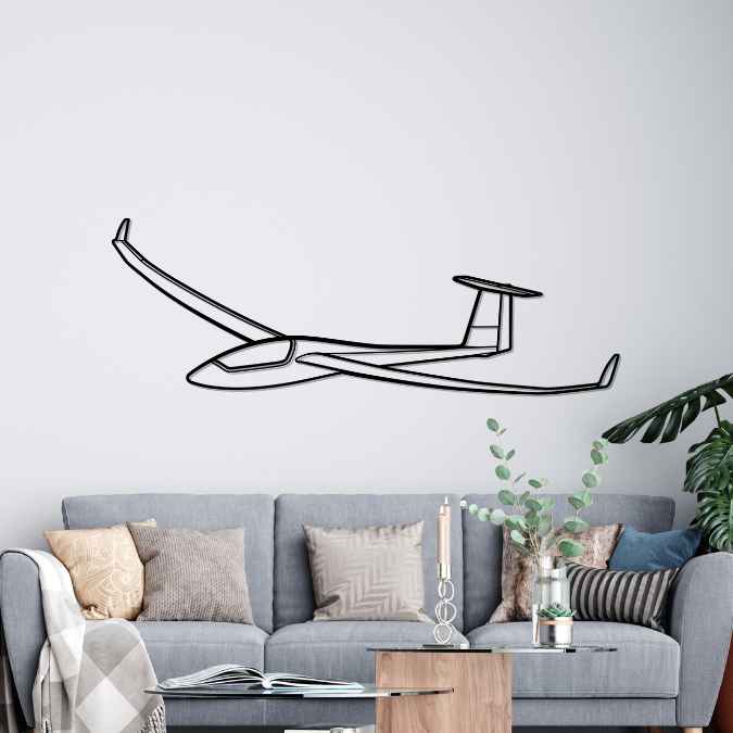 Décoration murale en métal - Ventus-2cxT Angle aircraftvibes