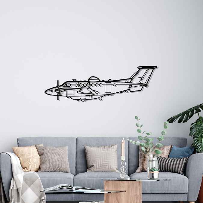 Décoration murale en métal - MC-12 EMARSS aircraftvibes