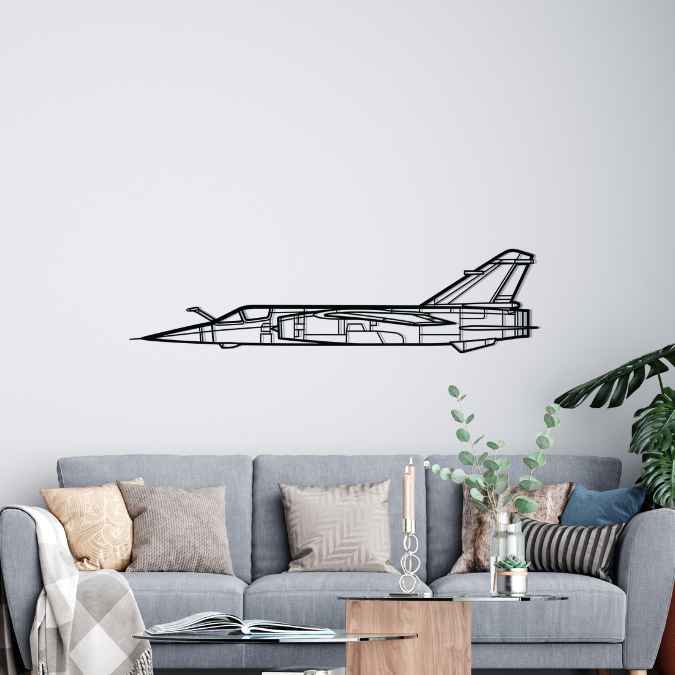 Décoration murale en métal - Mirage F1CT aircraftvibes