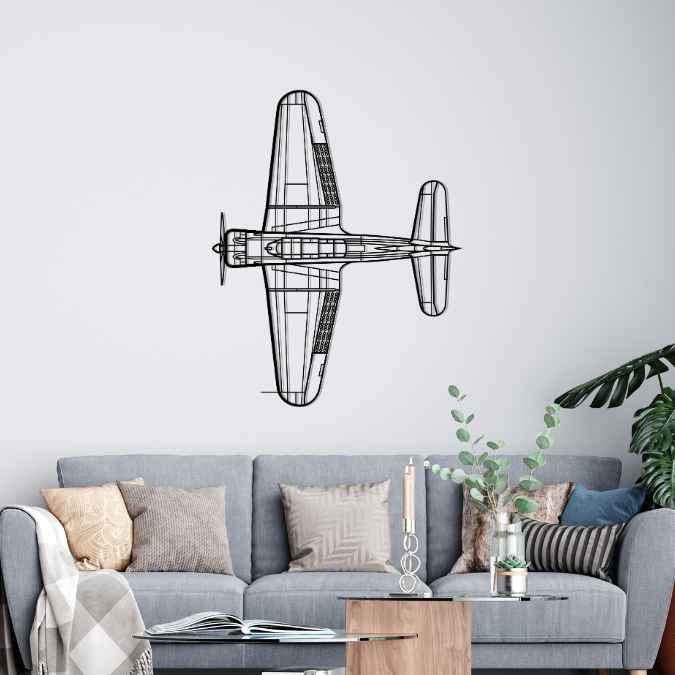 Décoration murale en métal - SBD-4 Dauntless aircraftvibes