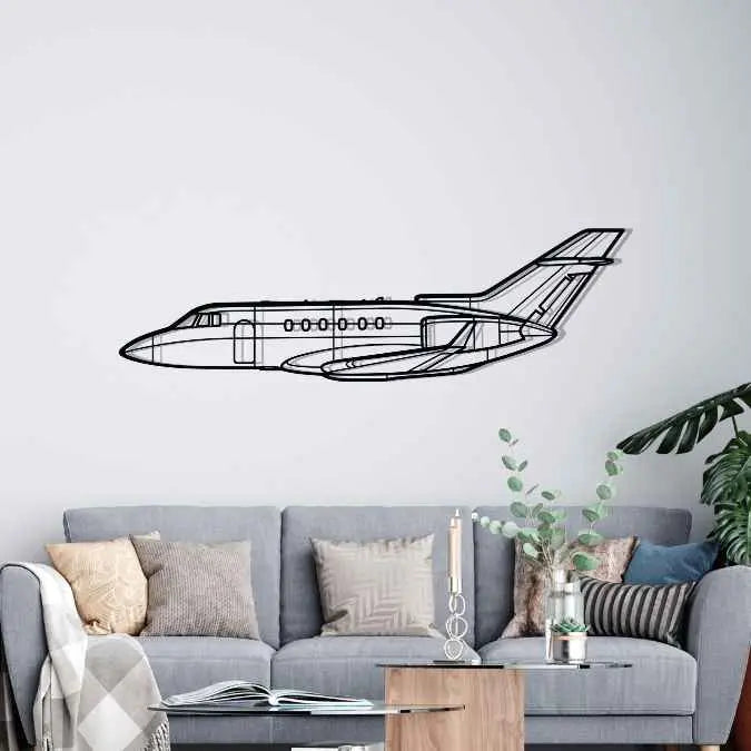 Décoration murale en métal - 900XP Silhouette aircraftvibes