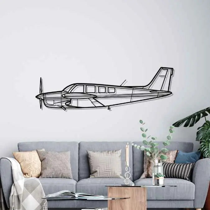 Décoration murale en métal - Bonanza G36 aircraftvibes