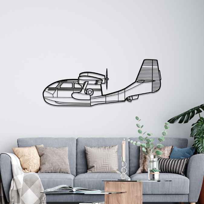 Décoration murale en métal - RC-3 Seabee aircraftvibes
