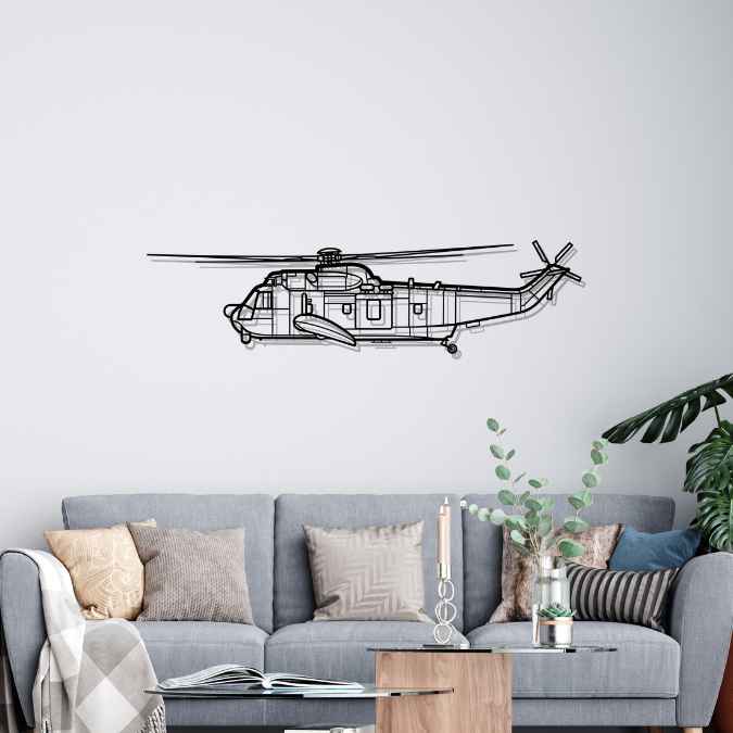 Décoration murale en métal - S-61A-1 Sea aircraftvibes