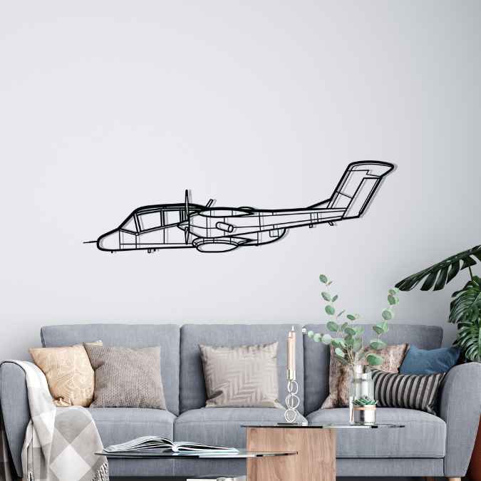 Décoration murale en métal - OV-10 Bronco aircraftvibes