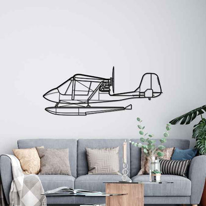 Décoration murale en métal - Challenger Silhouette