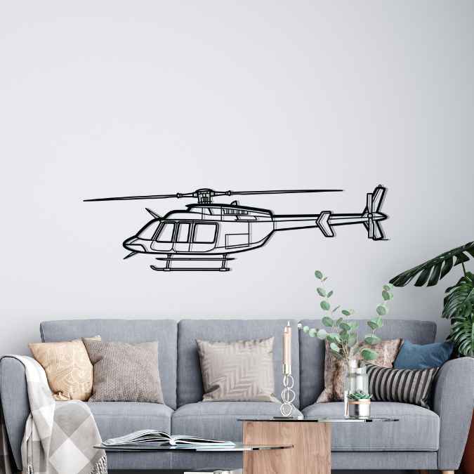 Décoration murale en métal - 407GX Silhouette