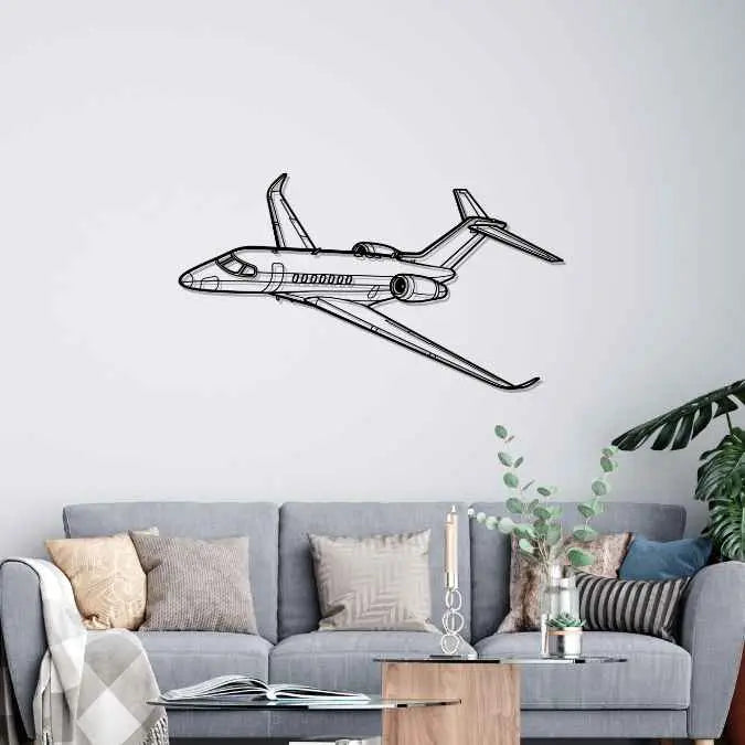 Décoration murale en métal - Citation Longitude aircraftvibes