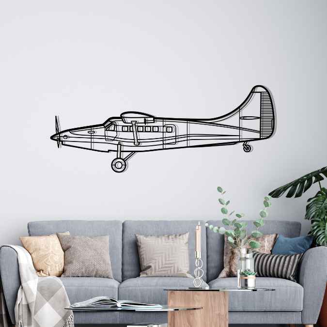 Décoration murale en métal - DHC-3T Otter aircraftvibes