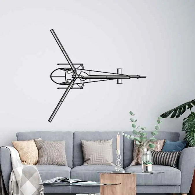 Décoration murale en métal - 280FX Top aircraftvibes