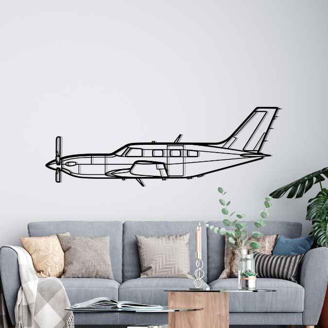 Décoration murale en métal - M500 Meridian aircraftvibes