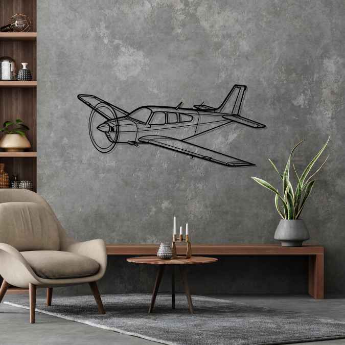 Décoration murale en métal - Bonanza F33C aircraftvibes