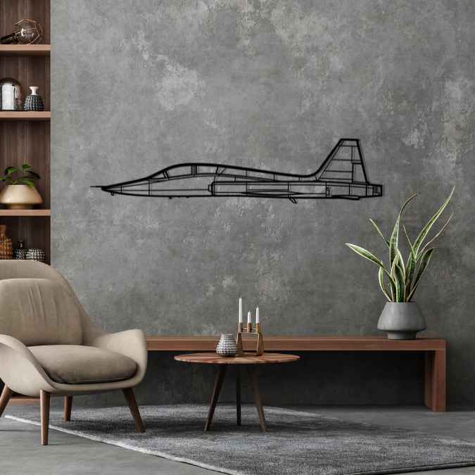 Décoration murale en métal - T-38 Talon aircraftvibes