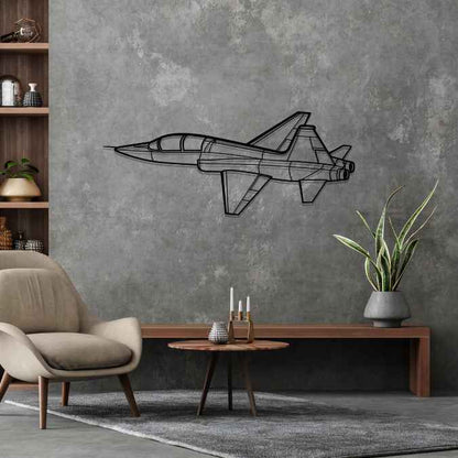 Décoration murale en métal - T-38C Talon